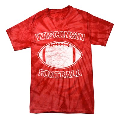 Vintage Wisconsin Football Tie-Dye T-Shirt