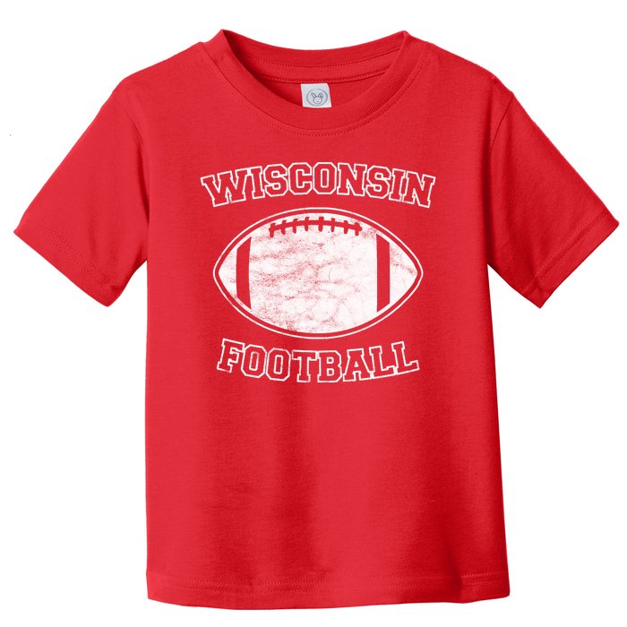 Vintage Wisconsin Football Toddler T-Shirt