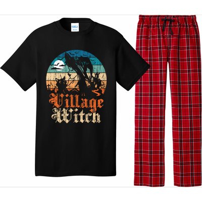 Village Witch Funny Gift Pajama Set