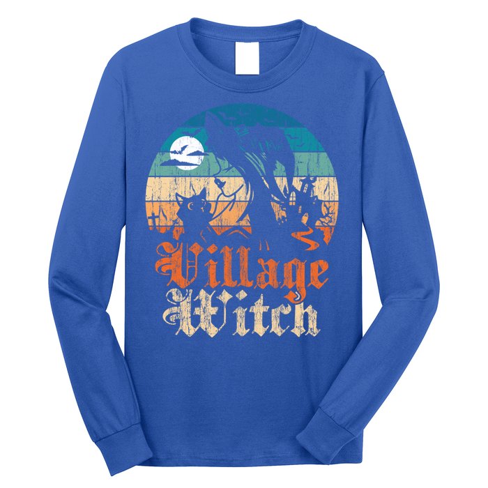 Village Witch Funny Gift Long Sleeve Shirt