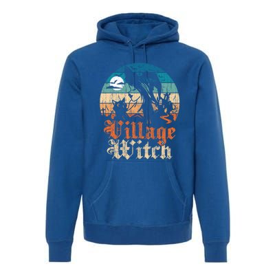 Village Witch Funny Gift Premium Hoodie