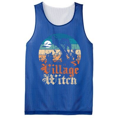 Village Witch Funny Gift Mesh Reversible Basketball Jersey Tank