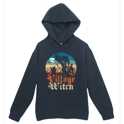 Village Witch Funny Gift Urban Pullover Hoodie