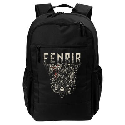 Viking Wolf Fenrir Norse Scandinavian Pagan Mythology Daily Commute Backpack