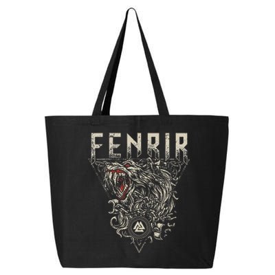 Viking Wolf Fenrir Norse Scandinavian Pagan Mythology 25L Jumbo Tote