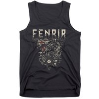 Viking Wolf Fenrir Norse Scandinavian Pagan Mythology Tank Top