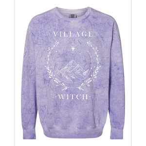 Village Witch Funny Gift Colorblast Crewneck Sweatshirt