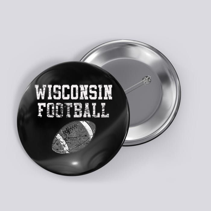 Vintage Wisconsin Football Button