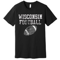 Vintage Wisconsin Football Premium T-Shirt