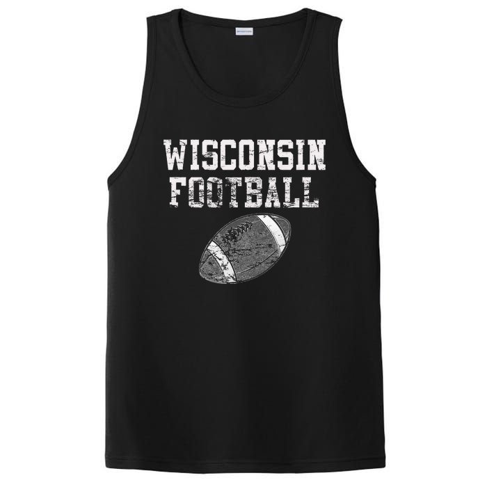 Vintage Wisconsin Football PosiCharge Competitor Tank