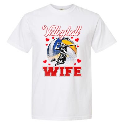 Volleyball Wife Family Matching Players Team Gift Garment-Dyed Heavyweight T-Shirt