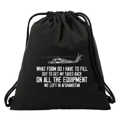 Veteran What Form Do I Have To Fill Out To Get My Taxes Back Drawstring Bag