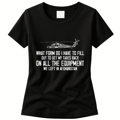 Veteran What Form Do I Have To Fill Out To Get My Taxes Back Womens T-Shirt