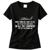 Veteran What Form Do I Have To Fill Out To Get My Taxes Back Womens T-Shirt