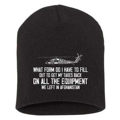 Veteran What Form Do I Have To Fill Out To Get My Taxes Back Short Acrylic Beanie