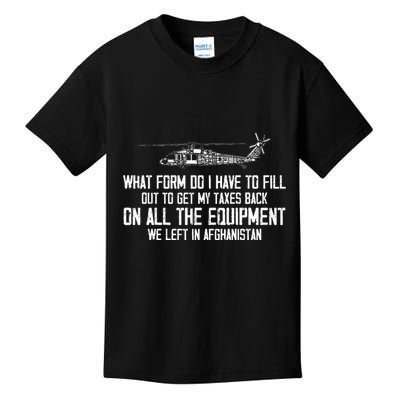Veteran What Form Do I Have To Fill Out To Get My Taxes Back Kids T-Shirt