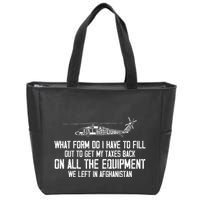 Veteran What Form Do I Have To Fill Out To Get My Taxes Back Zip Tote Bag