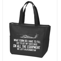 Veteran What Form Do I Have To Fill Out To Get My Taxes Back Zip Tote Bag