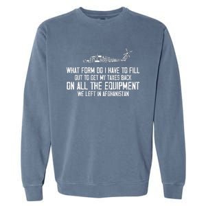 Veteran What Form Do I Have To Fill Out To Get My Taxes Back Garment-Dyed Sweatshirt