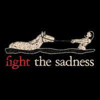 Vintage White Fight The Sadness Horse Girl Bag