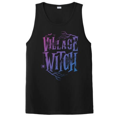 Village Witch Gift Pagan Wicca Witchcraft Halloween Cute Gift PosiCharge Competitor Tank