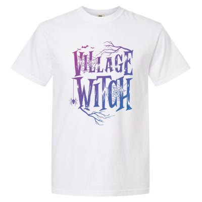 Village Witch Gift Pagan Wicca Witchcraft Halloween Cute Gift Garment-Dyed Heavyweight T-Shirt