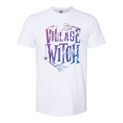 Village Witch Gift Pagan Wicca Witchcraft Halloween Cute Gift Softstyle® CVC T-Shirt