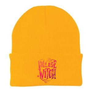 Village Witch Gift Pagan Wicca Witchcraft Halloween Cute Gift Knit Cap Winter Beanie