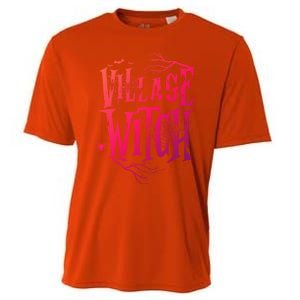 Village Witch Gift Pagan Wicca Witchcraft Halloween Cute Gift Cooling Performance Crew T-Shirt