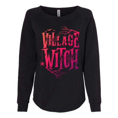 Village Witch Gift Pagan Wicca Witchcraft Halloween Cute Gift Womens California Wash Sweatshirt