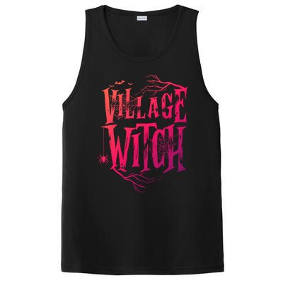 Village Witch Gift Pagan Wicca Witchcraft Halloween Cute Gift PosiCharge Competitor Tank