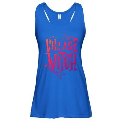 Village Witch Gift Pagan Wicca Witchcraft Halloween Cute Gift Ladies Essential Flowy Tank