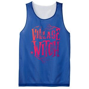 Village Witch Gift Pagan Wicca Witchcraft Halloween Cute Gift Mesh Reversible Basketball Jersey Tank