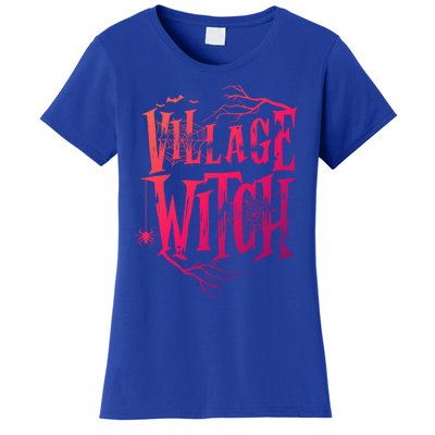 Village Witch Gift Pagan Wicca Witchcraft Halloween Cute Gift Women's T-Shirt