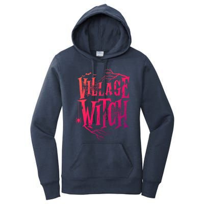 Village Witch Gift Pagan Wicca Witchcraft Halloween Cute Gift Women's Pullover Hoodie