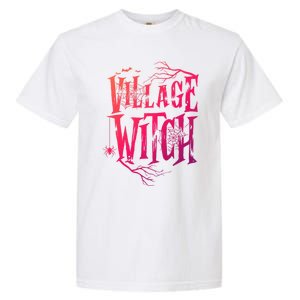 Village Witch Gift Pagan Wicca Witchcraft Halloween Cute Gift Garment-Dyed Heavyweight T-Shirt