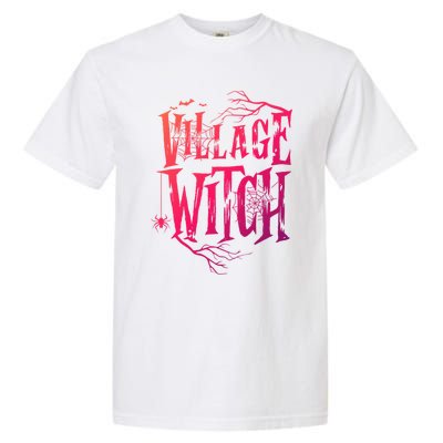 Village Witch Gift Pagan Wicca Witchcraft Halloween Cute Gift Garment-Dyed Heavyweight T-Shirt