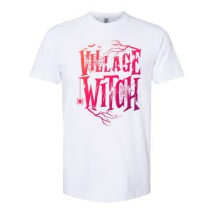 Village Witch Gift Pagan Wicca Witchcraft Halloween Cute Gift Softstyle CVC T-Shirt