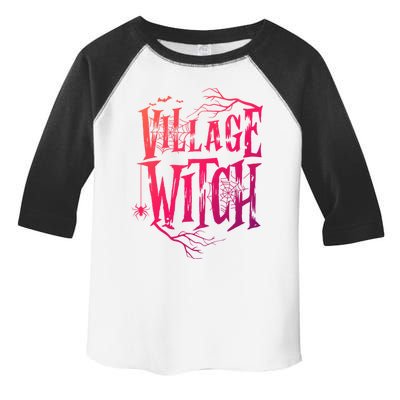 Village Witch Gift Pagan Wicca Witchcraft Halloween Cute Gift Toddler Fine Jersey T-Shirt