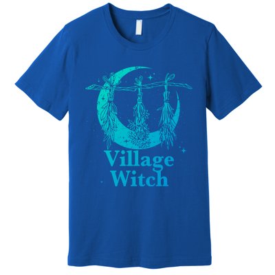 Village Witch Gothic Occult Wicca Pagan Nature Gift Premium T-Shirt