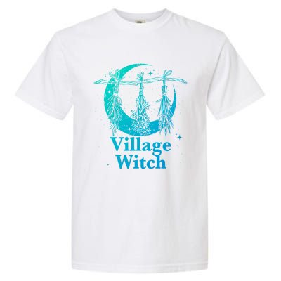 Village Witch Gothic Occult Wicca Pagan Nature Gift Garment-Dyed Heavyweight T-Shirt