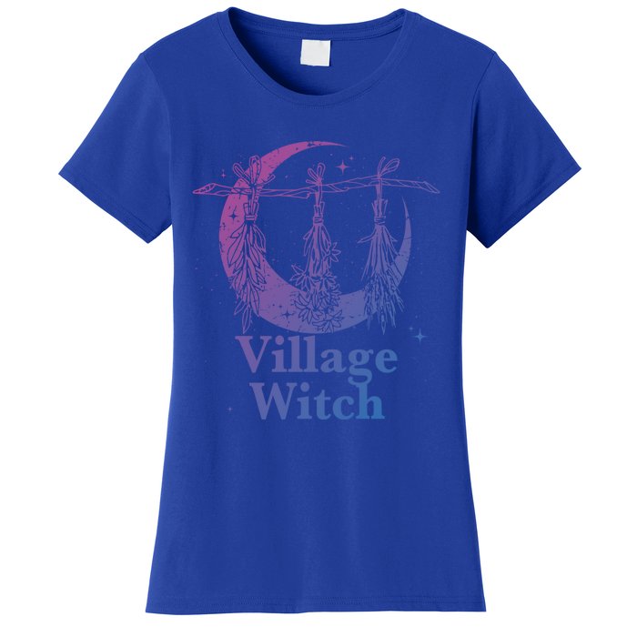 Village Witch Gothic Occult Wicca Pagan Nature Gift Women's T-Shirt