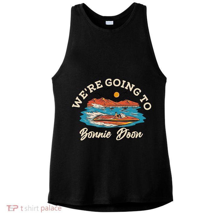 Vintage Were Going To Bonnie Doon Ladies PosiCharge Tri-Blend Wicking Tank
