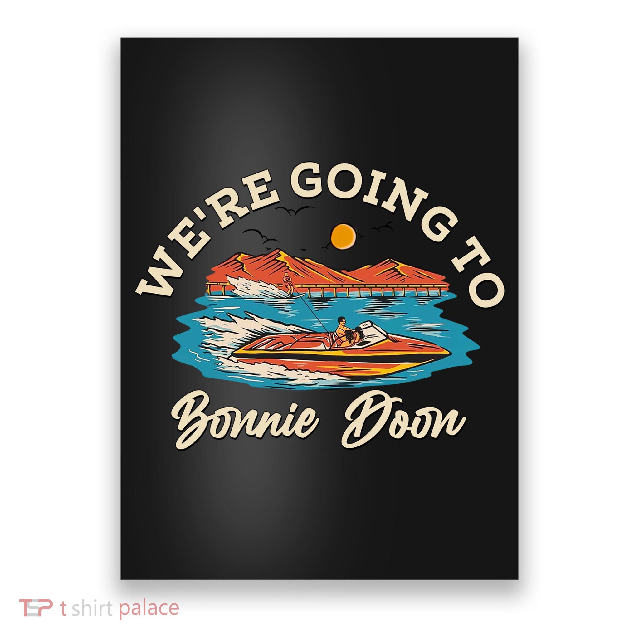 Vintage Were Going To Bonnie Doon Poster