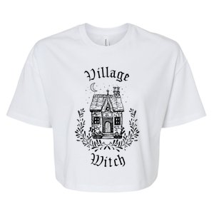 Village Witch Gift Witchy Clothes Pagan Wicca Gift Bella+Canvas Jersey Crop Tee