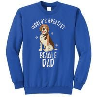 Vintage Worlds Greatest Beagle Dad Funny Dog Dad Pet Lover Meaningful Gift Tall Sweatshirt