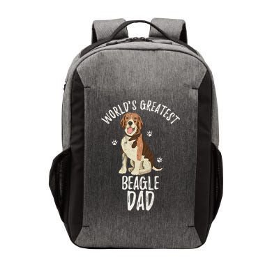 Vintage Worlds Greatest Beagle Dad Funny Dog Dad Pet Lover Meaningful Gift Vector Backpack