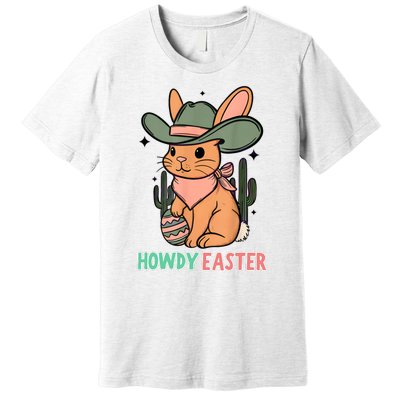 Vintage Western Howdy Easter 2024 Premium T-Shirt