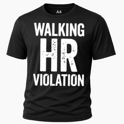 Vintage Walking HR Violation HR Human Resources Nightmare Performance Shirt