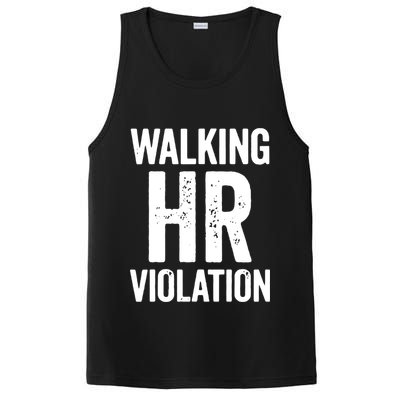Vintage Walking HR Violation HR Human Resources Nightmare PosiCharge Competitor Tank
